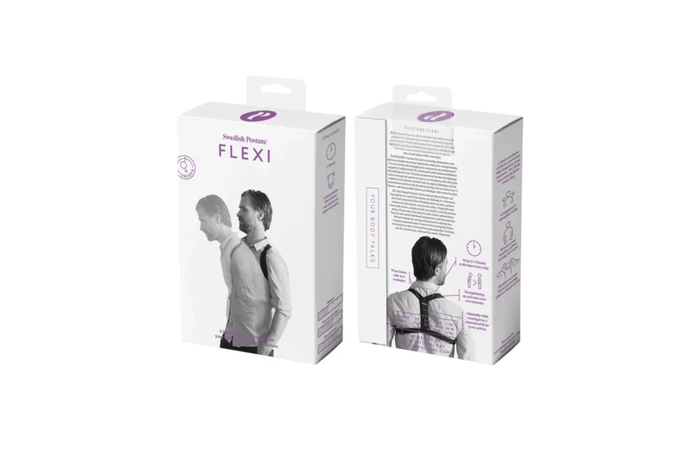 swedish-posture-flexi-brace-packaging Swedish Posture Flexi White rühitraksid - Image 3