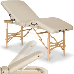 5 segmendiline professionaalne massaazilaud Xena Light Wood 70 Beež (4)