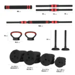 6 osaline treeningkomplekt 30 kg – SGN130 PRO HMS12