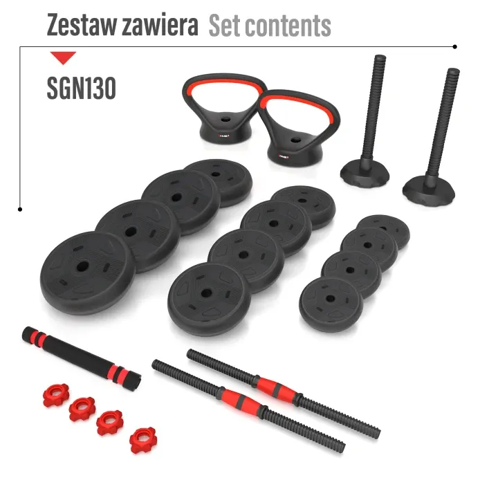 6 osaline treeningkomplekt 30 kg – SGN130 PRO HMS13 6 osaline treeningkomplekt 30 kg – SGN130 PRO HMS13
