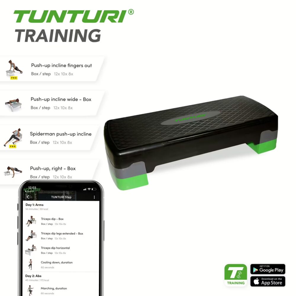 Aeroobika stepipink Tunturi Aerobic Step Easy4 Aeroobika stepipink Tunturi Aerobic Step Easy4