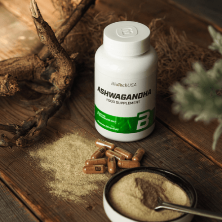 Ashwagandha (60 kapslit) BioTechUSA (1)