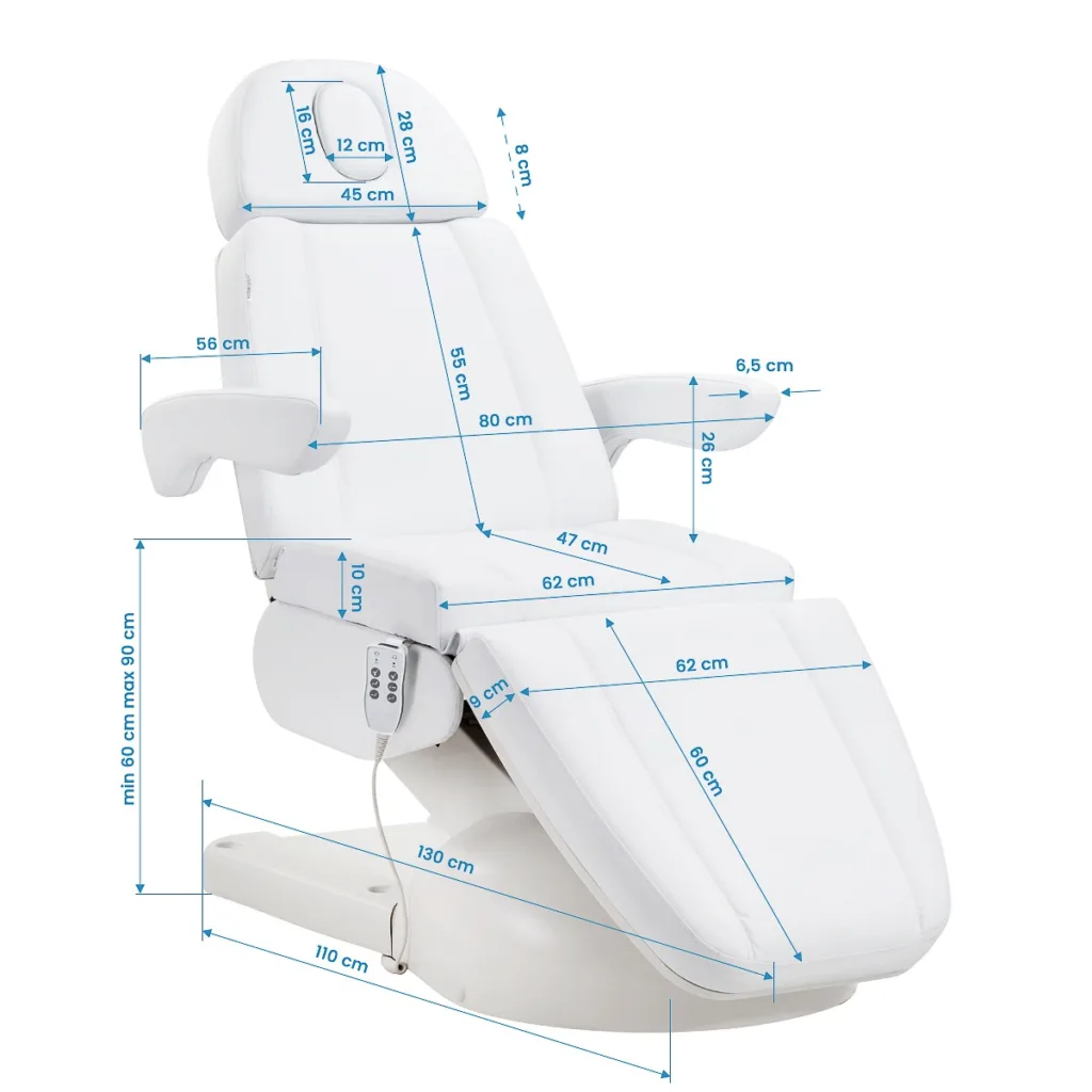Azzurro Lux 3mootoriga elektriline kosmeetiline tool soojendusega, valge (18)