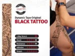 Dynamic Tape Black Tattoo Beez Musta mustriga 5cmx5m (3)