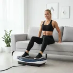 Fitness Vibratsiooniplaat 3D mati ja kahe mootoriga SVP13 HMS0