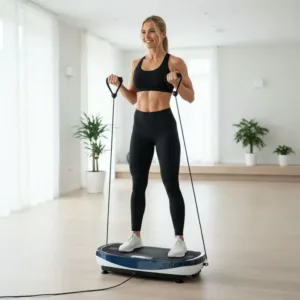 Fitness Vibratsiooniplaat 3D mati ja kahe mootoriga SVP13 HMS1