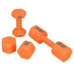 HL03 reguleeritavad hantlid oranž 2 × 2,5 kg HMS10