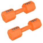 HL03 reguleeritavad hantlid oranž 2 × 2,5 kg HMS2