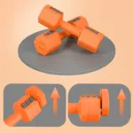 HL03 reguleeritavad hantlid oranž 2 × 2,5 kg HMS3