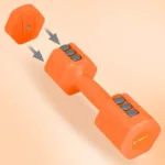 HL03 reguleeritavad hantlid oranž 2 × 2,5 kg HMS5