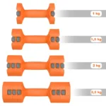 HL03 reguleeritavad hantlid oranž 2 × 2,5 kg HMS7