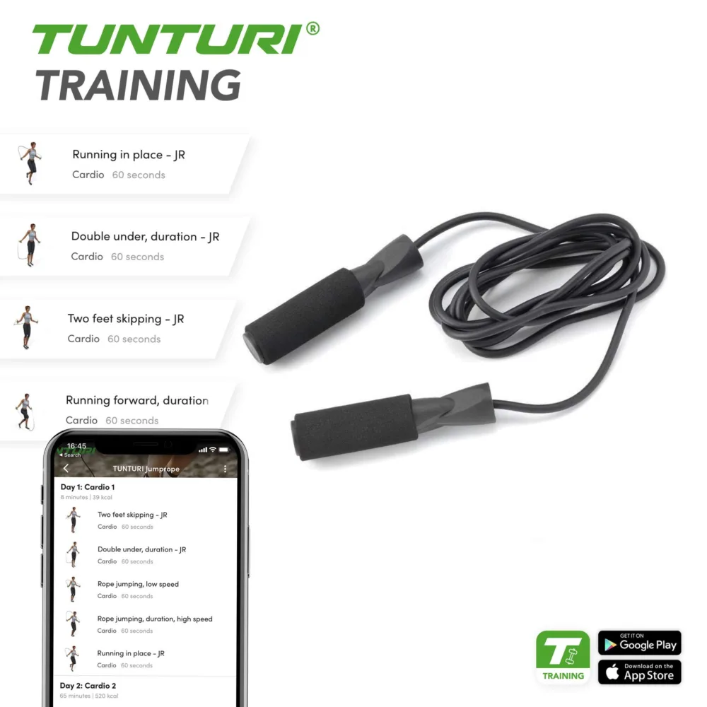 Hüppenöör TUNTURI Jumprope Tube1