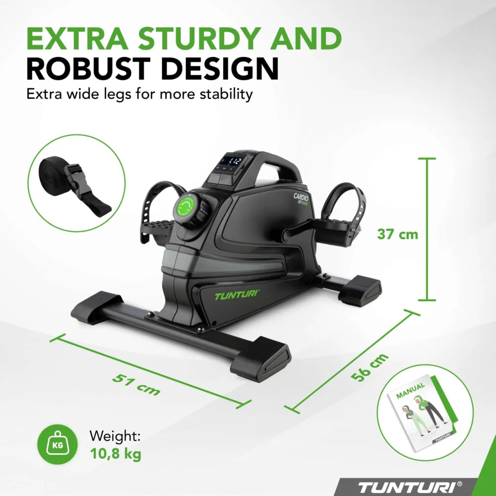 Jalgade treeningseade Tunturi Cardio Fit M45 Mini Bike Magnetic2