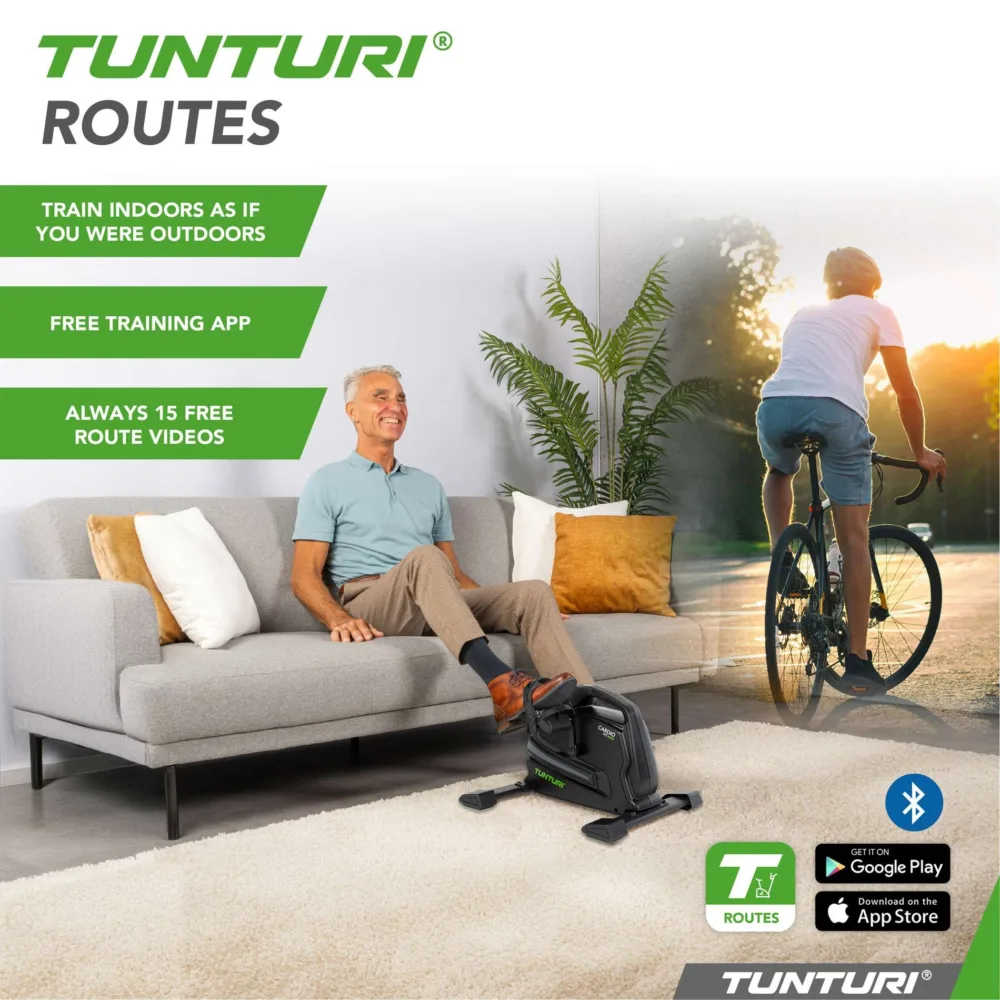Jalgade treeningseade Tunturi Cardio Fit M45 Mini Bike Magnetic8