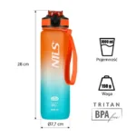 Joogipudel NILS, 1000 ml, oranž sinine (5)