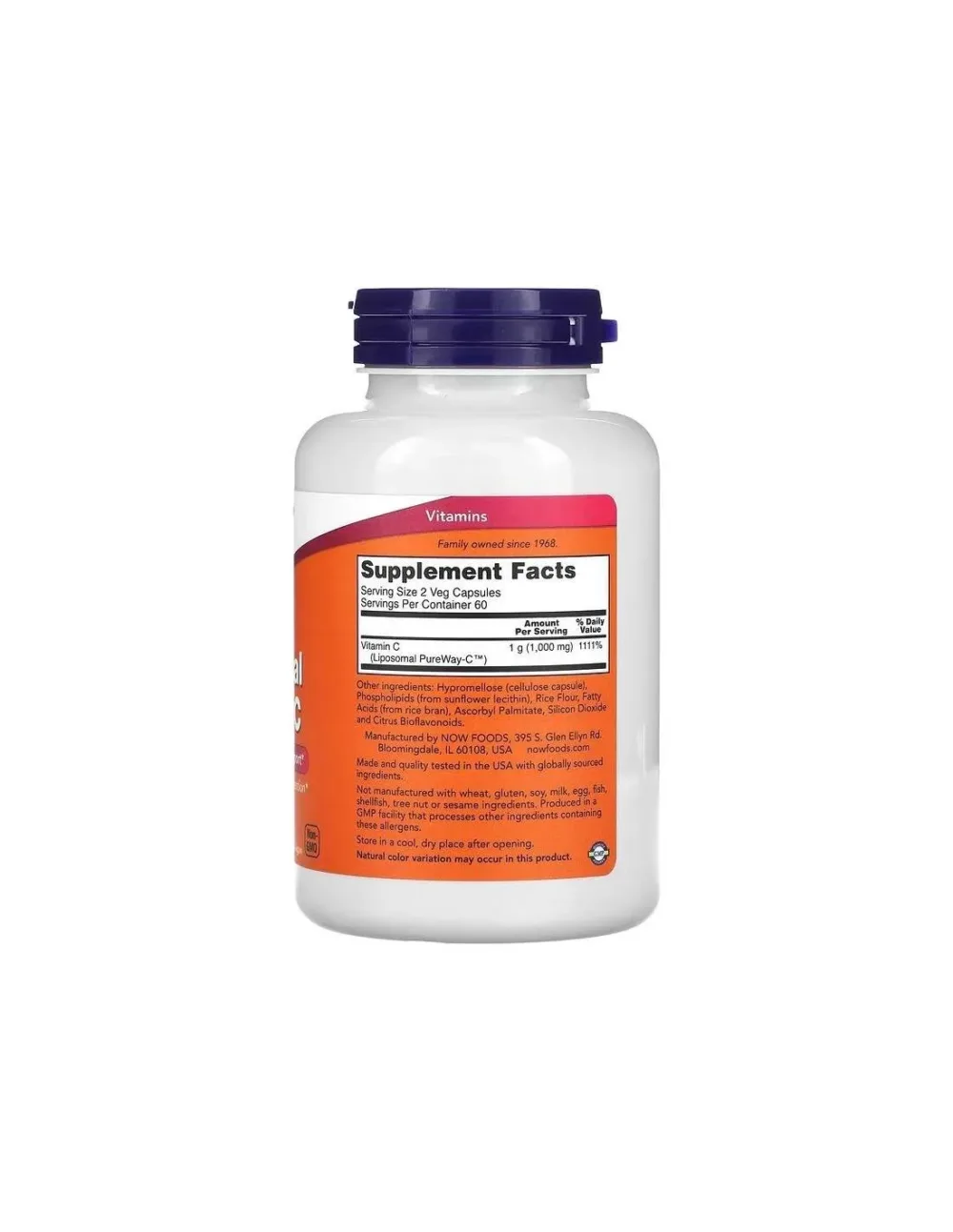 Liposoomne C vitamiin (Liposomal Vitamin C),120 kapslit NOW Foods (3) Liposoomne C vitamiin (Liposomal Vitamin C),120 kapslit NOW Foods (3)