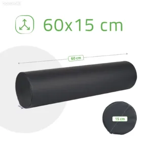 Massaazilaua rullpolster 12x60 cm Comfy Base K515, must (1)
