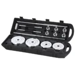 Metallist kroomitud kangi ja hantlite komplekt 50KG HMS STC504