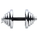 Metallist kroomitud kangi ja hantlite komplekt 50KG HMS STC505