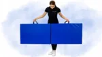 Pehme kokkupandav taastusravimatt füsioteraapiaks ja treeninguks 60×180 cm (4)
