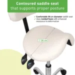 Sadultool seljatoega Sola, PVC k501 professionaalile1
