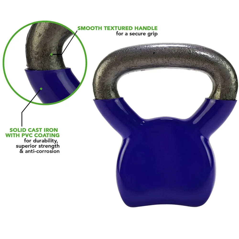 Sangpomm TUNTURI Vinyl Kettlebell (8)