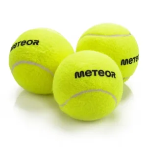 Tennisepallid 3 tk METEOR (kõvemad)0