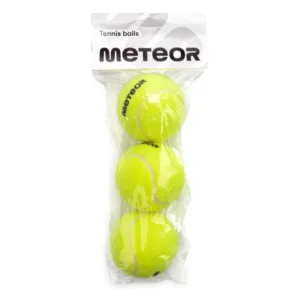 Tennisepallid 3 tk METEOR (kõvemad)1