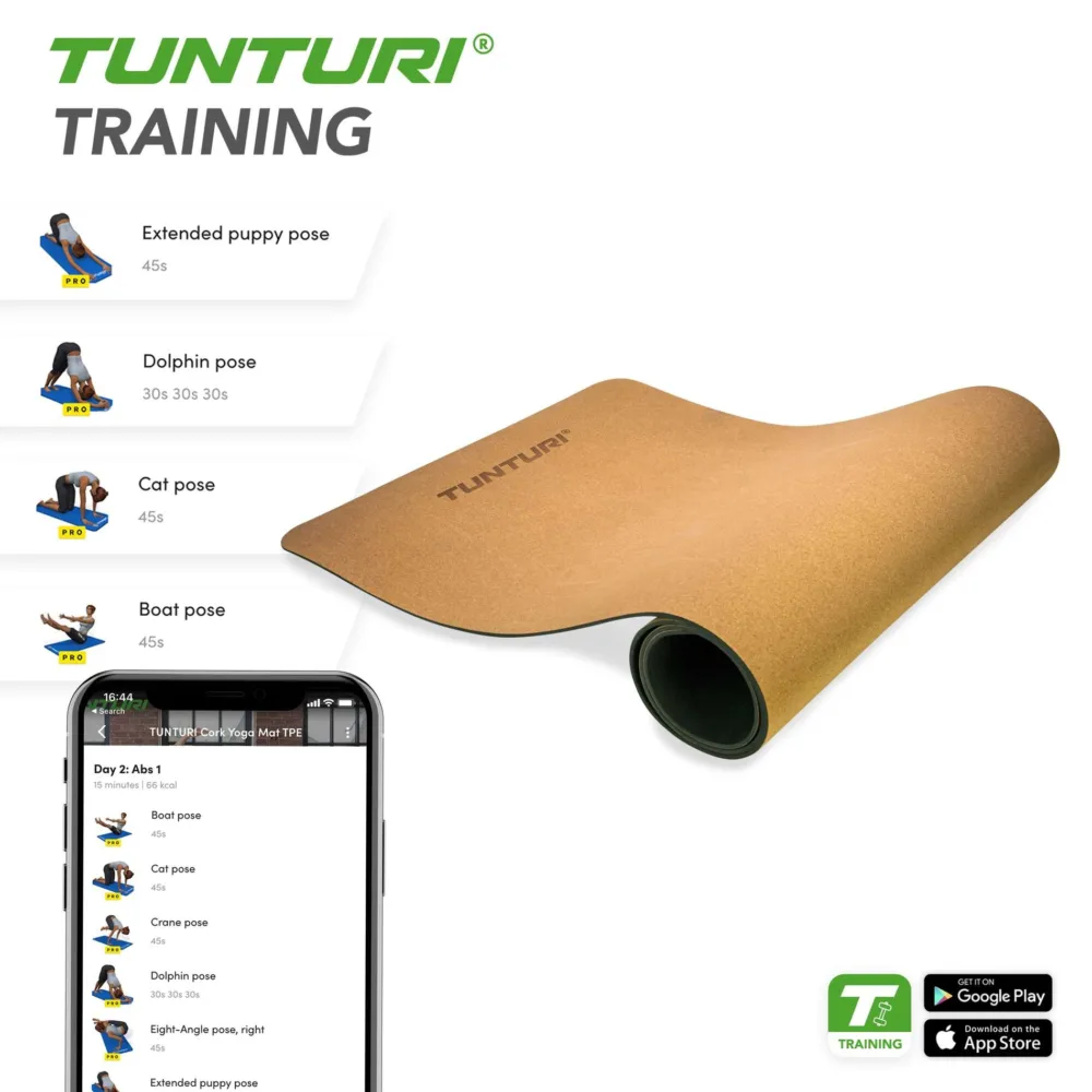 Tunturi korgist TPE joogamatt4
