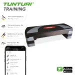 Tunturi stepipink aeroobikaks ja fitness treeninguks, 80 cm, 4 kg0