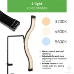 Vena Dark kosmeetiline valgusti must (5)