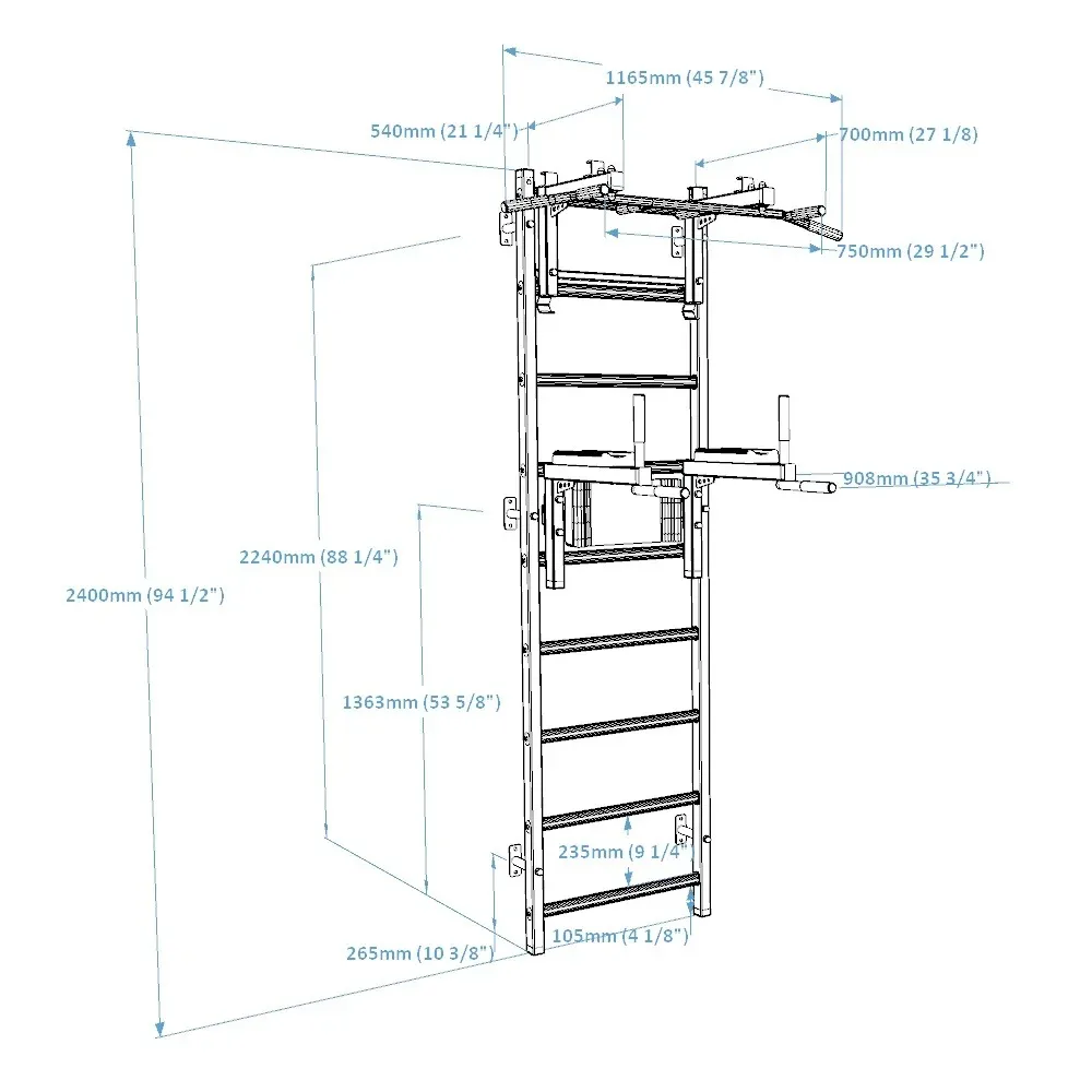 BenchK 732B 7 seeria varbsein + pull up bar + dip bar6 BenchK 732B 7 seeria varbsein + pull up bar + dip bar6