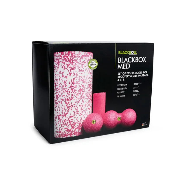 BLACKROLL® BLACKBOX MED SET massaažikomplekt (2)