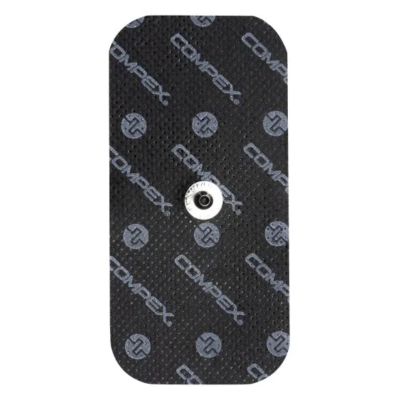 Compex Large 1 Snap Electrodes 50x100mm  Black elektroodid Compex Large 1 Snap Electrodes 50x100mm Black elektroodid