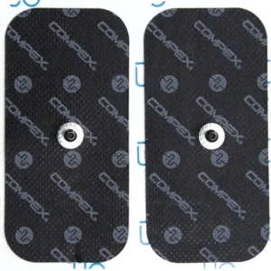 Compex Large 1 Snap Electrodes 50x100mm (2) Black elektroodid 2