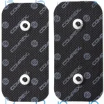 Compex Large 2 Snap Electrodes 50x100mm (2) Black elektroodid 0