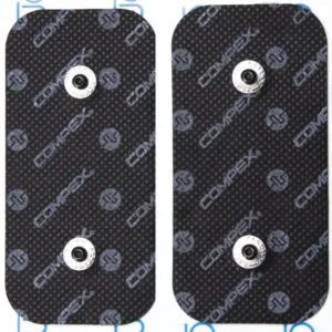 Compex Large 2 Snap Electrodes 50x100mm (2) Black elektroodid 0