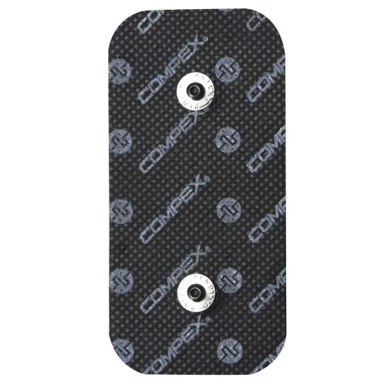 Compex Large 2 Snap Electrodes 50x100mm (2) Black elektroodid 2 Compex Large 2 Snap Electrodes 50x100mm (2) Black elektroodid 2