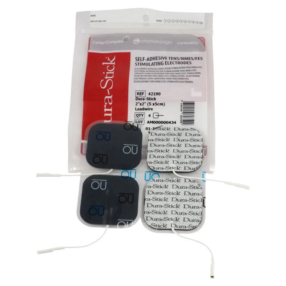 Dura Stick tekstiilelektroodid (4 tk) 5x5cm0 Dura Stick tekstiilelektroodid (4 tk) 5x5cm0