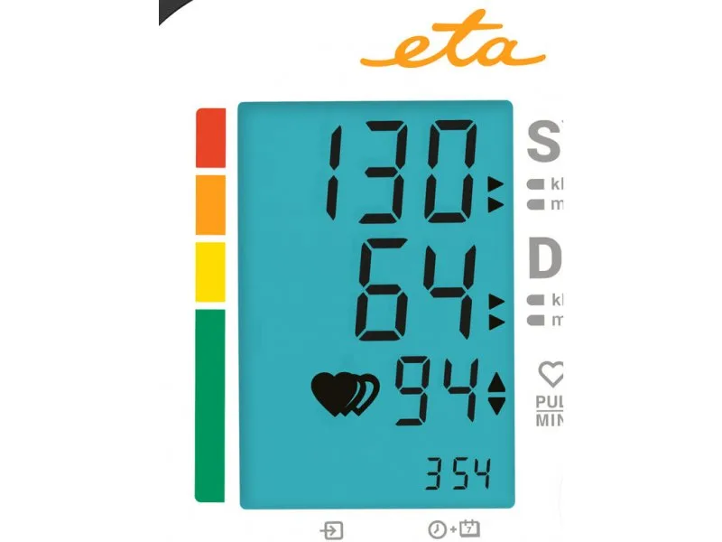ETA Õlavarre vererõhumõõtja ETA229790000, mälufunktsiooniga, 2 kasutajale. 1 ETA Õlavarre vererõhumõõtja ETA229790000, mälufunktsiooniga, 2 kasutajale. 1