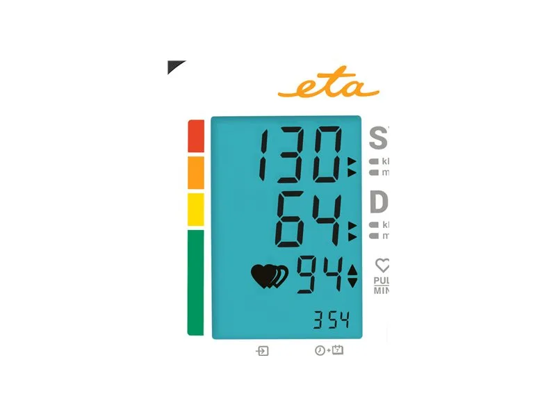 ETA Õlavarre vererõhumõõtja ETA229790000, mälufunktsiooniga, 2 kasutajale. 3 ETA Õlavarre vererõhumõõtja ETA229790000, mälufunktsiooniga, 2 kasutajale. 3