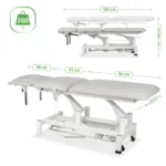 imgi 32 eng pl Fortis 5 ERGO treatment table electric height adjustment with foot control bar ERGO cushion k729 light gray 2443 9 (1)