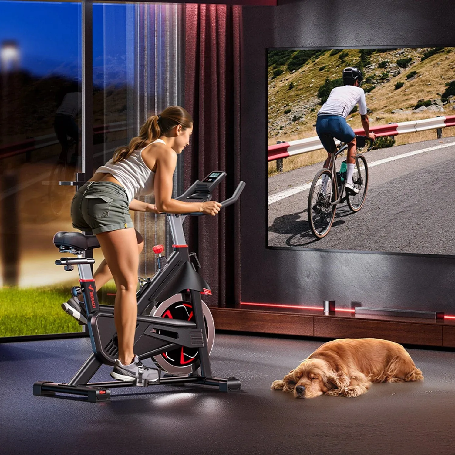 imgi 41 S38B2 Merach Heimtrainer Fahrrad mit Magnetischem Widerstand 1 8ab9e641 7eda 4f2d b484 06e6be22742b