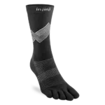 Injinji RUN õhukesed kõrged varvassokid coolmax must (2)