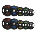 Kangiketaste komplekt RUBBERIZING OLYMPIC PLATES 2 x 5 25 KG (150 KG) HMS0