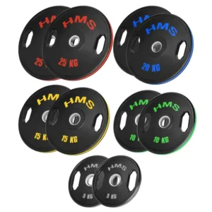 Kangiketaste komplekt RUBBERIZING OLYMPIC PLATES 2 x 5 25 KG (150 KG) HMS7