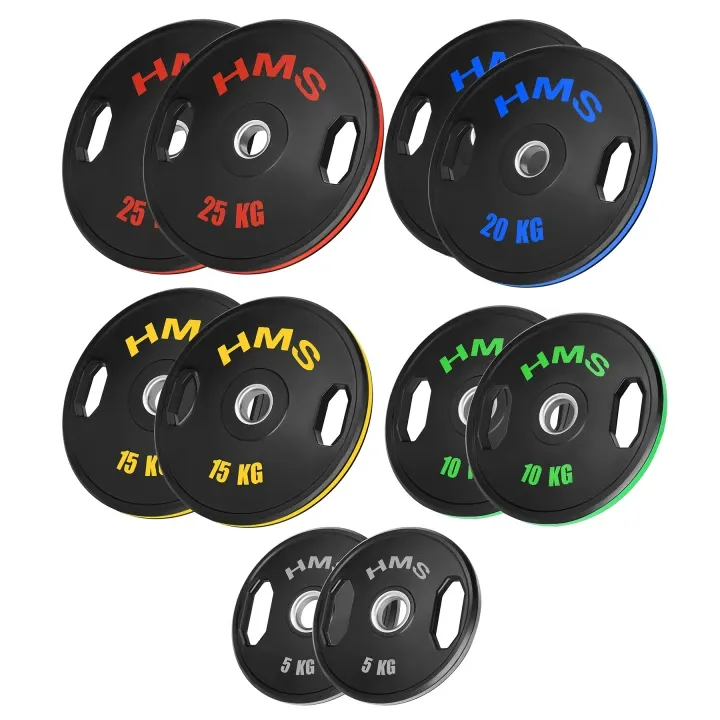 Kangiketaste komplekt RUBBERIZING OLYMPIC PLATES 2 x 5 25 KG (150 KG) HMS7 Kangiketaste komplekt RUBBERIZING OLYMPIC PLATES 2 x 5 25 KG (150 KG) HMS7