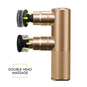 Medpoint kahe peaga massaažipüstol Mini Twin Gold Edition