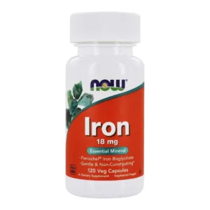 Now Foods, Iron (Raud), 18 mg, 120 Veg kapslit. 4
