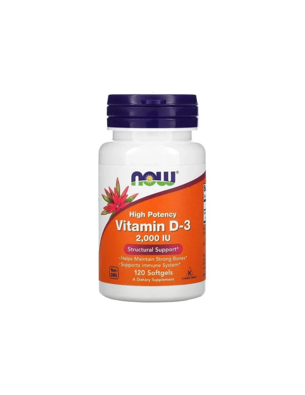 Now Foods, Vitamin D3 (Vitamiin D3), 50 mcg (2000 IU), 120 geelkapslit 2 Now Foods, Vitamin D3 (Vitamiin D3), 50 mcg (2000 IU), 120 geelkapslit 2